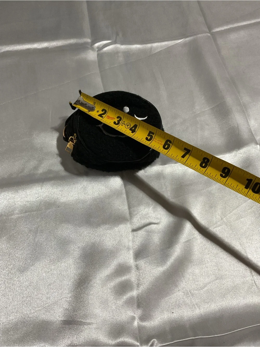 Black Smiley Face Coin Purse